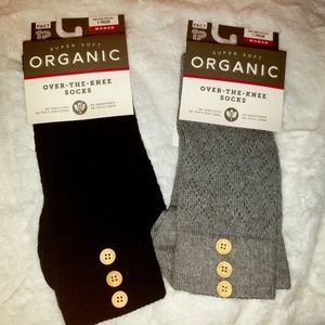 PACT over the knee socks